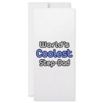 World's Coolest Step-Dad rack cards