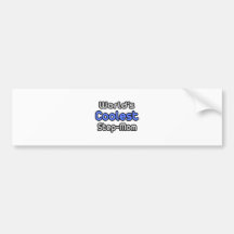 World's Coolest Step-Mom Bumper Sticker