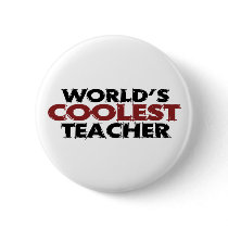 Worlds Coolest Teacher buttons