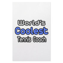 World's Coolest Tennis Coach stationery by tenniscoachshirts World's Coolest Tennis Coach stationery