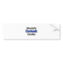 World's Coolest Uncle Bumper Sticker