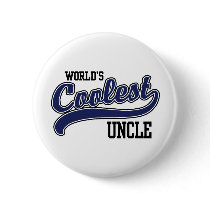 World's Coolest Uncle Pinback Buttons