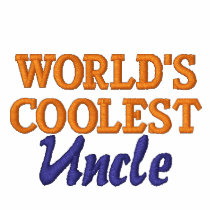World's Coolest Uncle embroidered shirts