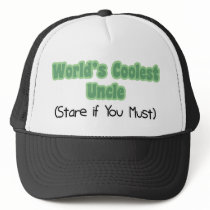 World's Coolest Uncle hats