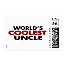 Worlds Coolest Uncle Stamp