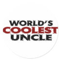 Worlds Coolest Uncle stickers
