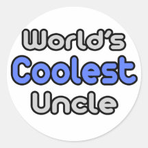 World's Coolest Uncle Stickers