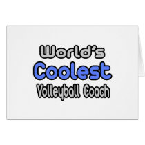 World's Coolest Volleyball Coach cards
