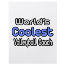 World's Coolest Volleyball Coach Full Color Flyer