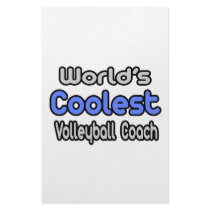 World's Coolest Volleyball Coach stationery by volleyballcoachgifts World's Coolest Volleyball Coach stationery