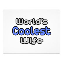 World's Coolest Wife Custom Invite