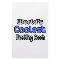 World's Coolest Wrestling Coach stationery by wrestlingcoachshirts World's Coolest Wrestling Coach stationery