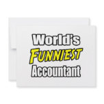 World's Funniest Accountant Custom Invites