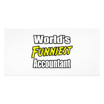 World's Funniest Accountant Personalized Photo Card