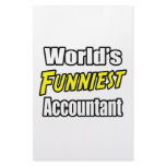 World's Funniest Accountant Personalized Stationery