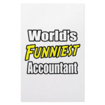 World's Funniest Accountant Personalized Stationery
