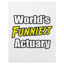 World's Funniest Actuary Full Color Flyer