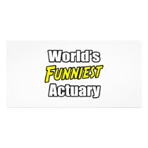 World's Funniest Actuary photo cards