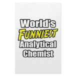 World's Funniest Analytical Chemist Stationery Paper