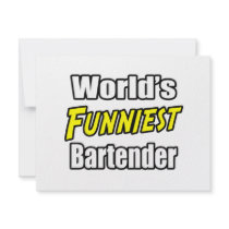 World's Funniest Bartender Invites