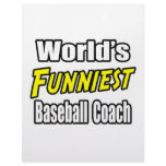 World's Funniest Baseball Coach Custom Letterhead