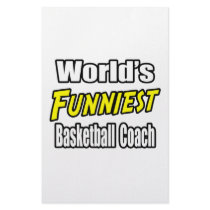 World's Funniest Basketball Coach stationery by basketballcoachgifts World's Funniest Basketball Coach stationery