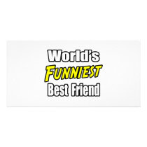 World's Funniest Best Friend photo cards
