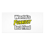 World's Funniest Best Friend Personalized Photo Card