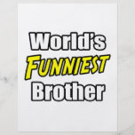 World's Funniest Brother Flyers