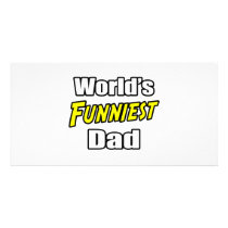 World's Funniest Dad photo cards