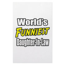 World's Funniest Daughter-In-Law stationery