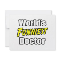 World's Funniest Doctor invitations