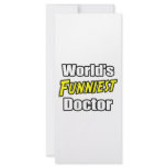 World's Funniest Doctor Rack Card Design
