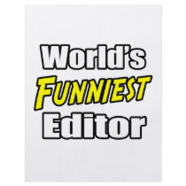 World's Funniest Editor flyers