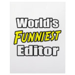 World's Funniest Editor Personalized Letterhead