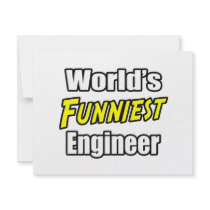 World's Funniest Engineer invitations by engineershirts World's Funniest Engineer invitations