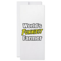 World's Funniest Farmer Rack Card