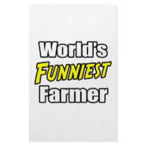World's Funniest Farmer stationery by Farmer_Shirts World's Funniest Farmer stationery