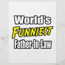 World's Funniest Father-In-Law Personalized Flyer