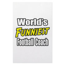 World's Funniest Football Coach stationery