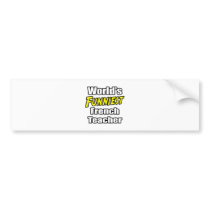 World's Funniest French Teacher bumper stickers