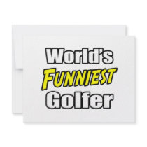 World's Funniest Golfer invitations