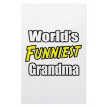 World's Funniest Grandma stationery by Proud_Grandma_Shirts World's Funniest Grandma stationery