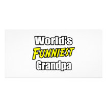 World's Funniest Grandpa photo cards