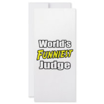 World's Funniest Judge rack cards