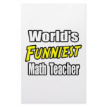World's Funniest Math Teacher Stationery