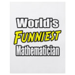 World's Funniest Mathematician flyers
