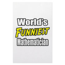 World's Funniest Mathematician stationery by Mathematician_Shirts World's Funniest Mathematician stationery