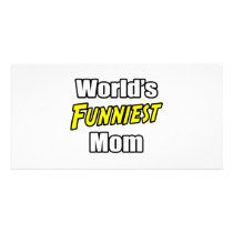 World's Funniest Mom photo cards