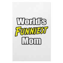 World's Funniest Mom stationery by Proud_Mom_Shirts World's Funniest Mom stationery